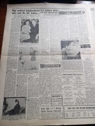 Havadis Gazetesi - 9 Şubat 1961 - İstanbul'da Ve Ankara'da Siyasi Faaliyet Son Derece Hararetlendi - Yassıada'da Duruşmalar Bugün Başlıyor - Ethem Yetkiner'le İlgili Rüşvet Davasına Bakıldı - Turhan Feyzioğlu İstifa Sebebini Açıkladı - Sputnik'ten Gelen Bazı Cümleler Zaptedildi - Kennedy Eşi Ve Kızı İle Fotoğraf - Frankenstein'in Evinde Üç İnsan İskeleti Bulundu - Kıbrıs Meclisinde Türk Mebusları Rumları Destekledi - Bu Ceset Kimin Yazan W. J. Yazı Dizisi - Bahtiyar Şair Yazan Orhan Seyfi Orhon Köşe Yazısı - Temel Reis Çizen Ralph Stein - Birleşik Arap Cumhuriyetinin Yeni Anayasası - Aya Gidecek Gemi İki Kişi Taşıyacak - İstanbul Ankara Radyosu Programı - Futbol Federasyonu Harita Üzerinde Ecnebi Antrenör Arıyor - Fenerbahçe Bugün Çalışacak İstanbulspor Yarın Akşam Ankara'ya Gidecek - Galatasaray Hapoel İçin Antreman Yapıyor - Adana'da 11 12 Şubatta Yaşar Doğu İçin Güreş Müsabakaları Yapılacak