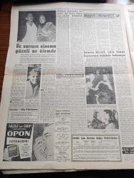 Havadis Gazetesi - 12 Şubat 1961 - Umumi Muvazene Ve Külhan Bütçelerle Birlikte 1961 Yılı Bütçesi 10 Milyar 541 Milyon 152 Bin 001 lira - Yeni Kurulan 4 Parti Dün Müracaat Etti - Resim Ve Heykel Sergisi - Topkapı Olayları Davasının Müdafaasına Devam Edildi - Ay'a Gönderilen Bir Mesaj Gönderildi - Şairlik Deliliği Yazan Orhan Seyfi Orhon Köşe Yazısı - Nükleer Denemeler Konferansı Yazan Cemil Monus Köşe Yazısı - Temel Reis Çizen Ralph Stein - Bu Ceset Kimin Yazan W. J. Yazı Dizisi - Şarkın Atmosferi ve Sihri İle Dolu Olan Bir Şehir Dakka - Marilyn Monroe Sıhhate Kavuştu - Hayır Hayır Yazan Pierre Lewis Yazı Dizisi - Sarışın Yıldız Anita Ekberg İtalyan Komiği Walter Chiari İle Bir Arada Görülüyor Fotoğraf - İstanbul Ankara Radyosu Programı - Yorgun Galatasaray Vefa Karşısında Zorlandı 2 0 - Fenerbahçe Şekerhilal'ı Güzel Oyunu İle Yendi - Milli Ligde Bugün - Feriköy Puan Cetvelindeki Durumunu Düzeltiyor