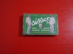 ZEKİ ALASYA METİN AKPINAR DELİLER 3  KAĞIT BASKI KASET
