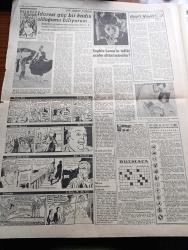 Havadis Gazetesi - 21 Şubat 1961 - Seçimlerin Kati Tarihi Henüz Tesbit Olunmadı - Türk Kaptanları Amerika'da - Atoma Karşı Filozoflar Eylemde Fotoğraf - Bertrand Russell - Duruşma Esnasında Kalp Krizi Geçirerek Vefat Etmiş Olan Eski Sağlık Bakanı Doktor Lütfi Kırdar Hakkında Dava Düştü - Kennedy Tunus'u Ziyaret Edecek - Lütfi Kırdar'ın Cenazesinde Hadise Çıkaran İki Kişi Daha Nezarete Alındı - Marilyn Monroe Acaba Niçin Ruh Hastasıdır - Dedektif Kerry Drake Çizgi Roman - Ramazan Köşesi İftar Sofrası Yazan Ali Rıza Alp - Bir Amerikan Orkestrası Rusya'ya Gitti - Temel Reis Çizen Ralph Stein - Brigitte Bardot İle 4 Yıl Alain Carre'nin Hatıraları Yazı Dizisi - Sophia Loren'in Talihi Acaba Alt Üst Mü Oldu - Fenerbahçe'nin Reisi Bugün Belli Olacak - Mevcut Şartname İle Mithatpaşa Stadı Işıklandırılamaz - İsrail Başkonsolosu Galatasaray Başkanı Refik Selimoğlu İle Görüştü - Maçlar Ve Takımların Durumları Tahmin - Beykoz Hedefimiz Şampiyonluktur Dedi