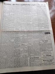 Havadis Gazetesi - 21 Şubat 1961 - Seçimlerin Kati Tarihi Henüz Tesbit Olunmadı - Türk Kaptanları Amerika'da - Atoma Karşı Filozoflar Eylemde Fotoğraf - Bertrand Russell - Duruşma Esnasında Kalp Krizi Geçirerek Vefat Etmiş Olan Eski Sağlık Bakanı Doktor Lütfi Kırdar Hakkında Dava Düştü - Kennedy Tunus'u Ziyaret Edecek - Lütfi Kırdar'ın Cenazesinde Hadise Çıkaran İki Kişi Daha Nezarete Alındı - Marilyn Monroe Acaba Niçin Ruh Hastasıdır - Dedektif Kerry Drake Çizgi Roman - Ramazan Köşesi İftar Sofrası Yazan Ali Rıza Alp - Bir Amerikan Orkestrası Rusya'ya Gitti - Temel Reis Çizen Ralph Stein - Brigitte Bardot İle 4 Yıl Alain Carre'nin Hatıraları Yazı Dizisi - Sophia Loren'in Talihi Acaba Alt Üst Mü Oldu - Fenerbahçe'nin Reisi Bugün Belli Olacak - Mevcut Şartname İle Mithatpaşa Stadı Işıklandırılamaz - İsrail Başkonsolosu Galatasaray Başkanı Refik Selimoğlu İle Görüştü - Maçlar Ve Takımların Durumları Tahmin - Beykoz Hedefimiz Şampiyonluktur Dedi