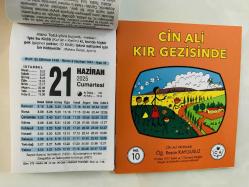 21 Haziran 2025 hediyelik orijinal Fazilet takvim yaprağı (Cin Ali kitabı hediyeli:)