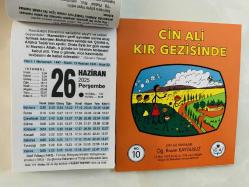26 Haziran 2025 hediyelik orijinal Fazilet takvim yaprağı (Cin Ali kitabı hediyeli:)