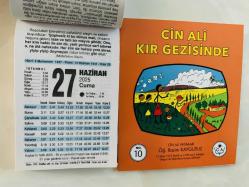 27 Haziran 2025 hediyelik orijinal Fazilet takvim yaprağı (Cin Ali kitabı hediyeli:)