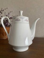 Vintage Silverie Fine China Sapphire model porselen çaydanlık