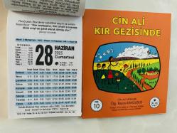 28 Haziran 2025 hediyelik orijinal Fazilet takvim yaprağı (Cin Ali kitabı hediyeli:)