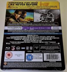 MAD MAX Fury Road Blu-ray Black & Chrome Edition Limited Edition Steelbook