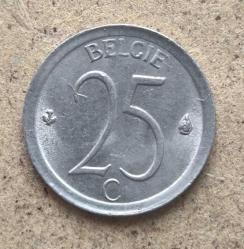 Belçika 25 centim 1972