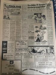 YENİ SABAH GAZETESİ 4 EKİM 1958 YIL :21 SAYI :7034--Kıbrıs meselesinde ,İngiltere İşçi Partisi Türkiye ye karşı cephe alıyor ---Dr.Kırdar :Türkiye de Tifo salgını yoktur dedi --Menderes zamlarla meşgul oldu --Kaniye Sipahiler  dün yavrularına kavuştu ---İthal taleplerinde muvazenesizlik var ---Şemi Ergin Manisa D.P Başkanı Olmuyor ---Gıda maddeleri borsa kurulacak ---Atatürk Üniversitesin 17 Kasım da Açılıyor ---İstanbul semtine tiyatro :Siyavuşgil ---Ham madde  yokluğundan sabun  fiyatları artıyor ---Radyo Programları ---Kira ihtikarı M.Korunma dairelerini meşgul ediyor ---Karagümrük ,Kasımpaşa yı son 7 dakikada yendi :2-0 ----Beşiktaş değişik tertiple oynayacak --Milli Takıma devamlı bir antrenör aranıyor ---Puanlı Atletizm Müsabakaları Finalleri ,Bugün Yapılacak --Atina da şaşkınlık devam ediyor --