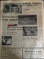 YENİ SABAH GAZETESİ 4 EKİM 1958 YIL :21 SAYI :7034--Kıbrıs meselesinde ,İngiltere İşçi Partisi Türkiye ye karşı cephe alıyor ---Dr.Kırdar :Türkiye de Tifo salgını yoktur dedi --Menderes zamlarla meşgul oldu --Kaniye Sipahiler  dün yavrularına kavuştu ---İthal taleplerinde muvazenesizlik var ---Şemi Ergin Manisa D.P Başkanı Olmuyor ---Gıda maddeleri borsa kurulacak ---Atatürk Üniversitesin 17 Kasım da Açılıyor ---İstanbul semtine tiyatro :Siyavuşgil ---Ham madde  yokluğundan sabun  fiyatları artıyor ---Radyo Programları ---Kira ihtikarı M.Korunma dairelerini meşgul ediyor ---Karagümrük ,Kasımpaşa yı son 7 dakikada yendi :2-0 ----Beşiktaş değişik tertiple oynayacak --Milli Takıma devamlı bir antrenör aranıyor ---Puanlı Atletizm Müsabakaları Finalleri ,Bugün Yapılacak --Atina da şaşkınlık devam ediyor --