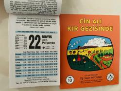22 Mayıs 2025 hediyelik orijinal Fazilet takvim yaprağı (Cin Ali kitabı hediyeli:)