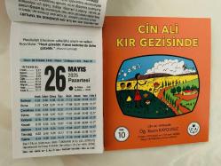 26 Mayıs 2025 hediyelik orijinal Fazilet takvim yaprağı (Cin Ali kitabı hediyeli:)
