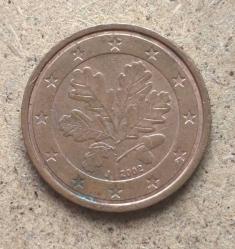 Almanya 2 Euro cent 2002