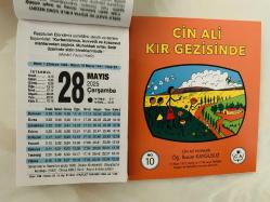 28 Mayıs 2025 hediyelik orijinal Fazilet takvim yaprağı (Cin Ali kitabı hediyeli:)