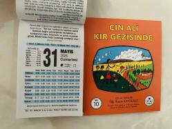 31 Mayıs 2025 hediyelik orijinal Fazilet takvim yaprağı (Cin Ali kitabı hediyeli:)