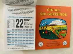 22 Şubat 2025 hediyelik orijinal Fazilet takvim yaprağı (Cin Ali kitabı hediyeli:)