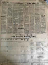 YENİ SABAH GAZETESİ 10 OCAK 1964 YIL :26 SAYI :8919--Türkler Kıbrıs da Ayrı İdare Kurdu --55 Mil tutan Limasol yolculuğu maceraydı ---Konferansın hangi gün toplanacağı belli değil ---YTP den 12 senatör ve mebus istifa etti --Bir otelde üç gün başbaşa kalmışlar ---İngilizler Rumlardan Çekiniyor --Gümülcineli yobaza mektup --Türk Edebiyatı büyük bir değer  kaybetti : Halide Edip Adıvar --M.Davies gece de iki bin lira alacak ---Türk müziğinin  ses vadisinde en büyük ve şahane temsilcisi :Münir Nurettin Selçuk --Radyo Programlar ---Fenerbahçe ve Beşiktaş dev maça hazır ---Fikret Kırcan a göre Beşiktaş iyi durumda --M.Ali Has : Hiç korkmuyoruz dedi --Y.Doğu ailesi para almadığını söyledi --Fenerbahçe de prim  usulü değişiyor --Aydemir in idam cezası  tasdik edildi --Gelin arabası  dört saat dağ başında kaldı --Athenagoras Kanada yı gidecek---AP liler Hükümetin Kıbrıs Politikasını Beğenmiyor --