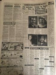 YENİ SABAH GAZETESİ  5 NİSAN 1960 YIL :22 SAYI :7576--İnönü ,Nevşehir ve Aksaray  da büyük tezahüratla karşılandı ---Bölükbaşı iktidar seçimi geriye bırakabilir --Meclis dün sakin bir toplantı yaptı ---G.Afrika da polis ,yerli halka tekrar hücum etti ---Bir fuhuş yuvasında 2 kız talebe bulundu --Orhan Birgit  bıçak taşıdığı iddiasıyla mahkemeye verildi --100 bin lira ile emlakını  seçim için bahse koyuyor ---Necip Fazıl Niğde de  hapse girdi ---Hadiseler ve  hesaplar : Siyavuşgil --Aile portreleri :Ferhan ve Doğan  Onat Suna ve Asuman Korad ---Kan davasının sebep olduğu feci cinayet --Yengesini Ankara ya getirip 300 liraya sattı --3. Rafinerinin temel atma töreni 9 Nisan da ---Bir Müslüman Yarbay ,Fransız 21. Piyade Alayı Kumandanı Oldu ---İngiltere de bir çocuk cin çarptı diye hastanelik oldu ---Beşiktaş Kilyos ta, Galatasaray Yeşilköy de yarını bekliyorlar ---Beykoz Karagümrük Maçı Tekrarlanacak --Şeker Şirketi suistimali sanıkları berat etti --İncesu olayları meclise  getirildi --
