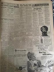 YENİ SABAH GAZETESİ  5 NİSAN 1960 YIL :22 SAYI :7576--İnönü ,Nevşehir ve Aksaray  da büyük tezahüratla karşılandı ---Bölükbaşı iktidar seçimi geriye bırakabilir --Meclis dün sakin bir toplantı yaptı ---G.Afrika da polis ,yerli halka tekrar hücum etti ---Bir fuhuş yuvasında 2 kız talebe bulundu --Orhan Birgit  bıçak taşıdığı iddiasıyla mahkemeye verildi --100 bin lira ile emlakını  seçim için bahse koyuyor ---Necip Fazıl Niğde de  hapse girdi ---Hadiseler ve  hesaplar : Siyavuşgil --Aile portreleri :Ferhan ve Doğan  Onat Suna ve Asuman Korad ---Kan davasının sebep olduğu feci cinayet --Yengesini Ankara ya getirip 300 liraya sattı --3. Rafinerinin temel atma töreni 9 Nisan da ---Bir Müslüman Yarbay ,Fransız 21. Piyade Alayı Kumandanı Oldu ---İngiltere de bir çocuk cin çarptı diye hastanelik oldu ---Beşiktaş Kilyos ta, Galatasaray Yeşilköy de yarını bekliyorlar ---Beykoz Karagümrük Maçı Tekrarlanacak --Şeker Şirketi suistimali sanıkları berat etti --İncesu olayları meclise  getirildi --