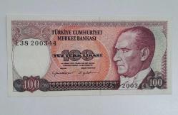 100 Türk Lirası  7 Emisyon Yüz TL