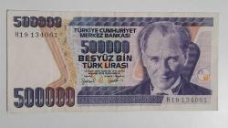 500000 Türk Lirası 7 Emisyon  Beşyüz Bin TL.