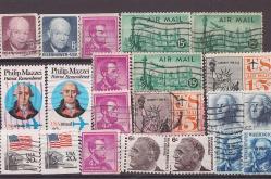 Amerika  Damgalı Pul Lotu  --YL500