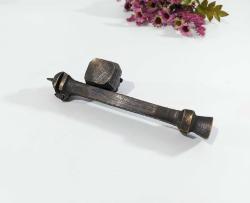 Pirinç Divit - Hokka - Antika Tarzı Kalemlik - Hattat Kalemliği - Küçük Boy