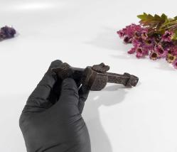 Pirinç Divit - Hokka - Antika Tarzı Kalemlik - Hattat Kalemliği - Küçük Boy