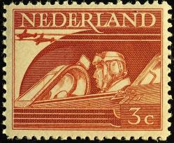 1944 HOLLANDA SAVAŞ UÇAĞI DAMGASIZ MNH