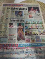SABAH MELODİ GAZETESİ VE SABAH TELERAMA GAZETESİ KADINLARA ÖZEL - 13 Temmuz 1993 -Karikatürler-Walt Disney/Boncuk-Mort Walker-Dick Browne/Bizim Aile-Tom Armstrong/Marvin-Graham Allen-John Dodd/Kral Kedi-Süleyman Turan/Dön Artık-Astroloji-Bülent Kısa-Klinik-Meltem Pusat-Telerama Programı-Sabah Filmleri-Öğlen Filmleri-Akşam Filmleri-Erdoğan Sevgin-monica-elena-isabel-leticia-işte eğlence-ferhan şensoy-salı pazarı-defne samyeli-mahsun kırmızıgül-oya bora-tarkan-muazzez abacı-samime sanay-demet akbağ-selçuk Ural-Nuray hafiftaş-Rumeli Hisarı konseri-avni uygun-süper turnike-güner ümit-müzik yelpazesi-tele kabare-kokain mafyası-cüneyt arkın-üveyana-sadri alışık-zeynep aksu-muzaffer arslan-türkan şoray-bülent kayabaş-küçük hanımın şoförü-ayhan ışık-belgin doruk-evli ve çocuklu-yalan rüzgarı-aşk ve intikam-Yudum-hayvan dostu-gün başlıyor-ölümün eşiğinde-telefondaki ses-ateş parçası-aile gazinosu-geleceğe dönüş-çarkıfelek-süpermarket-haberler-hava durumu-saklambaç-malın gözü-yangın var-şans