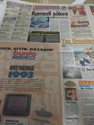 SABAH MELODİ GAZETESİ VE SABAH TELERAMA GAZETESİ KADINLARA ÖZEL - 18 Şubat 1993 -Karikatürler-Walt Disney/Boncuk-Mort Walker-Dick Browne/Bizim Aile-Tom Armstrong/Marvin-Graham Allen-John Dodd/Kral Kedi-Süleyman Turan/Dön Artık-Astroloji-Bülent Kısa-Klinik-Meltem Pusat-Telerama Programı-Sabah Filmleri-Öğlen Filmleri-Akşam Filmleri-Erdoğan Sevgin-Nükhet duru-dolu dizgin-barış manço-yüksek ökçeler-leyla tekül-ali uras-kayhan yıldızoğlu-ahmet çakar-ayşe erbulak-halide Sevim yavuz-nurseli idiz-ali öztürk-uğur mumcu-perde arkası-muazzez ersoy-sibel can-seyyal taner-atilla atasoy-billur aktürk-sezen aksu-sertap erener-komedi şöleni-hababam sınıfı sınıfta kaldı-gülen adam-kemal sunal-aydan burhan-son hatıra-kartal tibet-hülya koçyiğit-cüneyt arkın-filiz akın-öztürk serengil-kara bahtım-osman sezgin-deniz Akbulut-Bir Koca arıyorum-haberler-hava durumu-süper aile-parola-renkli dünyalar-gezegenimizi kurtaralım-açık öğretim-eve dönüş-avrupa'dan futbol-inanç dünyası-perde arkası-melekler şehri