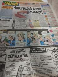 SABAH MELODİ GAZETESİ VE SABAH TELERAMA GAZETESİ KADINLARA ÖZEL - 6 Şubat 1993 -Karikatürler-Walt Disney/Boncuk-Mort Walker-Dick Browne/Bizim Aile-Tom Armstrong/Marvin-Graham Allen-John Dodd/Kral Kedi-Süleyman Turan/Dön Artık-Astroloji-Bülent Kısa-Klinik-Meltem Pusat-Telerama Programı-Sabah Filmleri-Öğlen Filmleri-Akşam Filmleri-Erdoğan Sevgin-talk show-berat kandili -umut taksi-amerikan dedektfi-hacı ana-ertuğrul karslıoğlu-mehmet Ali ılıcak-konyalı şerife -Seda sayan-osman yağmurdereli-güngör bayrak-kahraman afyonoğlu-elif ılgaz-seren serengil-zümra aycan-selda bağcan-sevin Gül bahadır-rüya çağla-ferhat güzel-nuray hafiftaş-çiğdem tunç-yonca evcimik-bayan abone-şener şen-hayri caner-güneydoğu-ayşecik boş beşik-zeynep değirmencioğlu-züğürt ağa-hazreti ayşe-yunus yılmaz-selma poyraz-zehir hafiye-casus çemberi-huzursuzluk-doğadan insana-rüya ersavcı-nazan öncel-selahattin pınar-tatil keyfi-aydın erdem-görüntü ve müzik-dudaktan kalbe-keskin kalemler-mavi gezegen-sigarayı bırak-ingiltere