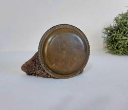 Antika Osmanlı Tuğralı Nazarlık - Tuğra ve Nazar Biblo - Mini Boy Masa Üzeri Nadir nazar biblo - 003