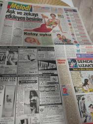 SABAH MELODİ GAZETESİ VE SABAH TELERAMA GAZETESİ KADINLARA ÖZEL - 15 Mart 1993 -Karikatürler-Walt Disney/Boncuk-Mort Walker-Dick Browne/Bizim Aile-Tom Armstrong/Marvin-Graham Allen-John Dodd/Kral Kedi-Süleyman Turan/Dön Artık-Astroloji-Bülent Kısa-Klinik-Meltem Pusat-Telerama Programı-Sabah Filmleri-Öğlen Filmleri-Akşam Filmleri-Erdoğan Sevgin-seç bakalım-erhan yazıcıoğlu-süper turnike-günel ümit-ayşegül evren-tarcan gönenç-emmioğlu-ferdi tayfur-çankaya-32 gün-turgut özal-mehmet Ali birand-mahallenin muhtarları-beslenme saati-ali öztürk-dünya kadınlar günü-mel gibson-çılgın savaşçı-Adile teyze-adile naşit-münir özkul-sadri alışık-selda alkor seçildi eller yukarı-leyla ile mecnun-fatma girik-kadir inanır-şehir kuralları-gazi kadın-türkan şoray-mezuniyet günü-fidel Castro-Ali kırca-semazenlerin kavgası-ahmet uğurlu-gazanfer özcan-açık öğretim-cesur ve güzel-a takımı-aynı ayna-kraker fabrikası-beni rahat bırak-iyi günler türkiye-orhan Boran