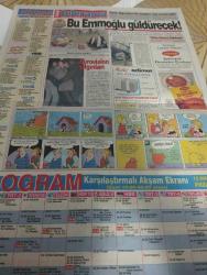 SABAH MELODİ GAZETESİ VE SABAH TELERAMA GAZETESİ KADINLARA ÖZEL - 15 Mart 1993 -Karikatürler-Walt Disney/Boncuk-Mort Walker-Dick Browne/Bizim Aile-Tom Armstrong/Marvin-Graham Allen-John Dodd/Kral Kedi-Süleyman Turan/Dön Artık-Astroloji-Bülent Kısa-Klinik-Meltem Pusat-Telerama Programı-Sabah Filmleri-Öğlen Filmleri-Akşam Filmleri-Erdoğan Sevgin-seç bakalım-erhan yazıcıoğlu-süper turnike-günel ümit-ayşegül evren-tarcan gönenç-emmioğlu-ferdi tayfur-çankaya-32 gün-turgut özal-mehmet Ali birand-mahallenin muhtarları-beslenme saati-ali öztürk-dünya kadınlar günü-mel gibson-çılgın savaşçı-Adile teyze-adile naşit-münir özkul-sadri alışık-selda alkor seçildi eller yukarı-leyla ile mecnun-fatma girik-kadir inanır-şehir kuralları-gazi kadın-türkan şoray-mezuniyet günü-fidel Castro-Ali kırca-semazenlerin kavgası-ahmet uğurlu-gazanfer özcan-açık öğretim-cesur ve güzel-a takımı-aynı ayna-kraker fabrikası-beni rahat bırak-iyi günler türkiye-orhan Boran