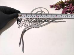 Antika Tarzı Osmanlı Tuğra - Tuğra Duvar Dekoru Biblo - Gümüş Renkli Tuğra Biblo -- 1123