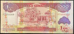 Somaliland 1000 şilin 2014 P-20 Çil