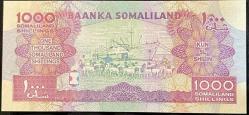 Somaliland 1000 şilin 2014 P-20 Çil