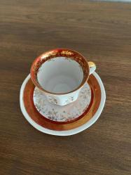 Vintage Yugoslavya Zajecar Porselen Expresso Kahve Kupası