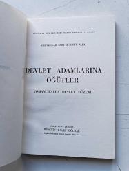 DEFTERDAR SARI MEHMET PAŞA DEVLET ADAMLARINA ÖĞÜTLER ( ÇİF RAF 051 )