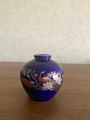 Vintage Minyatür Çini Japon Porseleni Vazo