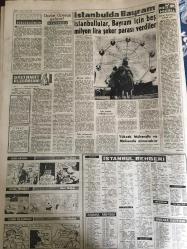 YENİ SABAH GAZETESİ 1NİSAN 1960 YIL :22 SAYI :7572--Adana da dün müessif hadiseler vuku buldu --İnönü yarın Kayseri ye gidiyor --Aksal Her yıl 1 milyar lira borç ödenecek dedi ---Bayram da vasıta sıkıntısı çekildi ----Güney Afrika da durum karışıyor ---Devlet  operası 3 meşhur eserle şehrimize geliyor --Mac Millan 1960 tarihte karar yılı olacak dedi ---Bayramın 2. günü bir genç öldürüldü --Devlet Operası geliyor :Siyavuşgil --İstanbullular Bayram için beş milyon lira şeker parası verdiler ---Ağır Ceza Mahkemelerinin Sayısı Dörde Çıkartılıyor --Güney Afrika da Zenciler artık insan gibi yaşamak istiyor --2. İnönü Zaferi nin 39. Yıldönümü ---Japon ticaret heyeti dün şehrimize  geldi ---Fenerbahçe  Basketbol Birinciliğinden Çekildi ---Genç Milli Bulgaristan a 7 İdareci ve 23 Futbolcu ile Gitti ---Beşiktaş Adaleti 2-0 yendi .Beykoz Karagümrük maçı ise yarıda kaldı ---Spor-Toto da Büyük ikramiye 12.363 lira --Bayramdaki Spor Hadiseleri ---Selami Akal da vefat etti --Galatasaray kampa giriyor