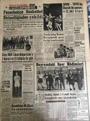 YENİ SABAH GAZETESİ 1NİSAN 1960 YIL :22 SAYI :7572--Adana da dün müessif hadiseler vuku buldu --İnönü yarın Kayseri ye gidiyor --Aksal Her yıl 1 milyar lira borç ödenecek dedi ---Bayram da vasıta sıkıntısı çekildi ----Güney Afrika da durum karışıyor ---Devlet  operası 3 meşhur eserle şehrimize geliyor --Mac Millan 1960 tarihte karar yılı olacak dedi ---Bayramın 2. günü bir genç öldürüldü --Devlet Operası geliyor :Siyavuşgil --İstanbullular Bayram için beş milyon lira şeker parası verdiler ---Ağır Ceza Mahkemelerinin Sayısı Dörde Çıkartılıyor --Güney Afrika da Zenciler artık insan gibi yaşamak istiyor --2. İnönü Zaferi nin 39. Yıldönümü ---Japon ticaret heyeti dün şehrimize  geldi ---Fenerbahçe  Basketbol Birinciliğinden Çekildi ---Genç Milli Bulgaristan a 7 İdareci ve 23 Futbolcu ile Gitti ---Beşiktaş Adaleti 2-0 yendi .Beykoz Karagümrük maçı ise yarıda kaldı ---Spor-Toto da Büyük ikramiye 12.363 lira --Bayramdaki Spor Hadiseleri ---Selami Akal da vefat etti --Galatasaray kampa giriyor