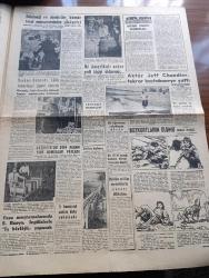 Son Havadis Gazetesi - 13 Haziran 1961 - İhtilal Hukuk Devletini Kurmak İçin Yapılmıştır - Halk Partisi Ve Hürriyet Yazan Peyami Safa Köşe Yazısı - Adnan Menderes'in Avukatı Burhan Apaydın Mahkum Oldu - Cemal Gürsel Seçim Erken Olmalı Diyor - İsmet İnönü Vecizelerinin Sigaralara Nasıl Girdiği Açıklanmadı - Yassıada'da Sanıklar Dikta İddialarını Reddetti - 3. Dünya Harbinin İçindeyiz Yazan Nejat Arıkan Yazı Dizisi - Kennedy'nin Hürriyet Mesajı Yazan Cevdet Perin - Türkiye Komünist Hareketleri Hazırlayan İlhan Darendelioğlu Yazı Dizisi - Amerikan Başkanı Kennedy Latin Amerikayı Ziyaret Edecek - Aktör Jeff Chandler Tekrar Hastaneye Yattı - Bozkurtların Ölümü Yazan Nihal Atsız - Marilyn Monroe'nun Annesi Deli Olarak Ölmüştü - Bugünkü Burç Falınız - Suat Mamat Milli Takımda Oynamak İstiyorum Dedi - Vali Kupası Bu Hafta Altı Maç İle Bitiyor - Puppo Sandro Milli Takımın İstirahate İhtiyacı Var Dedi - Kasımpaşa Takımında Mehmet Gür İstenmiyor - Arı Hafiye Çizen Harry Smith - Emirgan Kampı