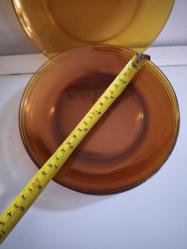 Duralex Damgalı 19 cm PASTA TABAĞI 6 ADET FRANCE KULLANILMIŞ TEMİZ