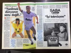 GELİŞİM SPOR DERGİSİ - 9 KASIM 1988 - SAYI: 14 - FEYYAZ UÇAR - GALATASARAY, FENERBAHÇE, BEŞİKTAŞ - ATTİLA GÖKÇE - İSMET GÜMÜŞDERE - FATİH TERİM - HINCAL ULUÇ - PERTEV ATASAY - SEDAT ÖZKOL - ALAIN PROST - SPORDA ŞİDDET - METİN TÜREL - MUSTAFA DENİZLİ - ENVER KATİP - TINAZ TIRPAN - NEDİM KURTİÇ - EROL TOGAY - ERMAN TOROĞLU - KAYHAN KAYNAK - IAN RUSH - SAFFET SANCAKLI - KEMAL SERDAR - ARKA KAPAK; TRABZONSPOR POSTERİ - 24 SAYFA TAM TAKIM SPOR DERGİSİ