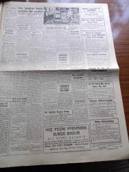 Son Havadis Gazetesi - 21 Haziran 1961 - İzmit Ve Ankara'da Sel Felaketi Devam Ediyor - Basınımızda Geciken Şey Yazan Gökhan Evliyaoğlu - Duruşmalar Bitmeden Seçim Yok - Anayasa Referandumu 9 Temmuzda - Eyüp'te Nakşibendi Tarikatına Mensup 42 kişi Ayin Yaparken Yakalandılar - 3. Dünya Harbinin İçindeyiz Yazan Nejat Arıkan Yazı Dizisi - Sarı Çizmeli Yazan Adviye Fenik - Gericilik İlericilik Meselesi Yazan Nejdet Sancar - Türkiye'de Komünist Hareketleri Hazırlayan İlhan Darendelioğlu Yazı Dizisi - Vizonlu Venüs Yazan John O'Hara Yazı Dizisi - Bozkurtların Ölümü Yazan Nihal Atsız - Turistik Tatil Şehirleri Gönen - Türk Bayrağının Tarihi - Anayasayı İhlal Davasında Sanıkların Sorguları Bitti - Asker Futbolcular İçin Bugün Toplantı Yapılıyor - Futbolcu Şirzat Dağcı Ve Mehmet Ali Kasımpaşa'ya Giriyor - Altay Kalecisi Varol Milli Lige Döneceğiz Dedi - Kırkpınar Güreşleri Tehir Edildi - Arı Hafiye Çizen Harry Smith - Tahta Bacak Çizgi Roman - Dümenço Çizgi Roman Çizen Yurdagün
