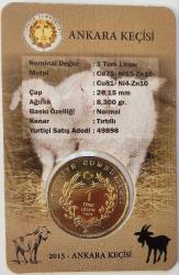2015 Darphane Ankara Keçisi Hatıra Parası..