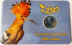 Anadolu'ya Özgü Kuşlar Serisi İbibik Hatıra Parası..
