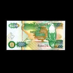 ZAMBİYA (1992) - 20 Kwacha (ÇİL 10/10)